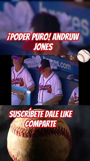 ¡Poder puro! Andruw Jones#AndruwJones #HomeRun #Jonrón #MLB #Béisbol #PowerHitter #GrandesMomentos