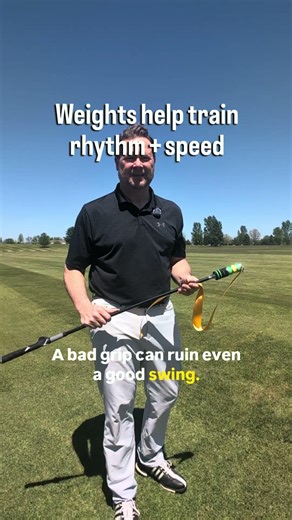 Train swing path, tempo, sequencing, grip and speed all in one. #golftrainingaids #golf