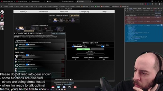 HSR calc: web workers (I am the web worker)