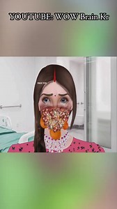 ASMR Remove maggot from infected Face #asmr #asmrsound #asmrvideo #removal #treatment #animation | WOW Brain