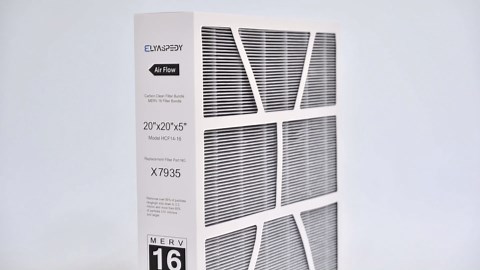 2026 New X7935 MERV 16 Air Filter Bundle 2-Pack,Carbon Clean Healthy Climate,Replacement Filter Media for HCC14-23 Lennox & Honeywell FC100A1011/FC200E1011,X7935 20x20x5 Inches Merv 16 Filter (2-Pack)