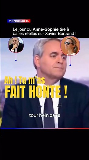 🟡n°226 • The day Anne-Sophie humiliates Xavier Bertrand live 🤯😭! 🟡