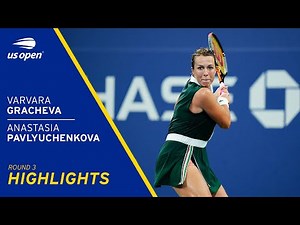 Varvara Gracheva vs Anastasia Pavlyuchenkova Highlights | 2021 US Open Round 3