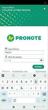 Tuto application mobile pronote