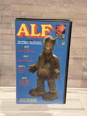 ALF  A.L.F.  Alien Life Form VHS Video Tape first two episodes 80s Sitcom | eBay