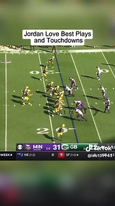 Jordan Love's Top Plays and Touchdowns Compilation