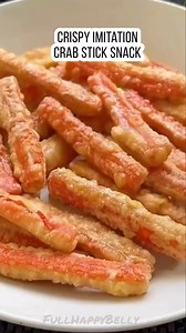 814K views · 8.8K reactions | Crispy crab stick snack #snack #snacktime #snacks #snackideas #crabsticks #imitationcrab #friedfood #chinesefood #chinesefoodlover #chinesecuisine #vlog #fullhappybelly #food #foodlover #foodie #foodblogger #yummyfood #tastyfood #comfortfood #homemadefood #homecooking #homecooked #cooking #cookingvideos #cookingtime #cookingreels #cookingathome #easyrecipe #recipes #recipe | Fullhappybelly | Facebook