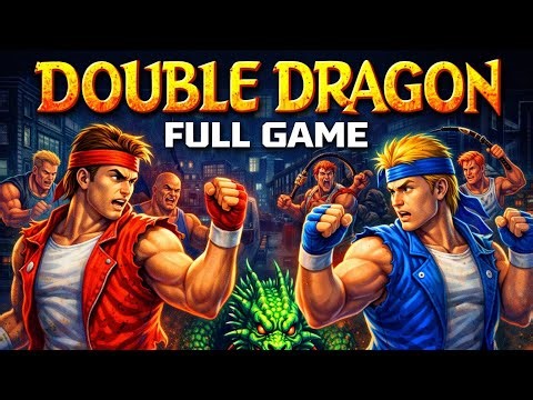 Double Dragon Full Gameplay Walkthrough | Complete Classic Game (No Commentary)