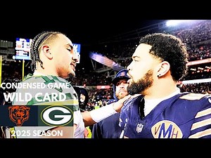 Bears vs Packers 2025 Wild Card Condensed Game | NFL Highlights