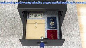 5.6 Cuft Large Drop Safe Box for Business, Anti-theft Money Safe with Quick Place Drop Slot, Digital Keypad, Spare Key, Heavy-duty Cash Depository Safes for Commercial Business Bars Retail Office Home