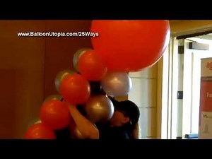 How to Make a Square Column from Balloons