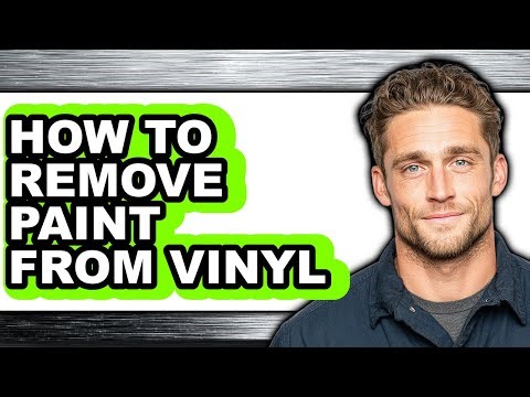 How to Remove Paint from Vinyl (easy Method)