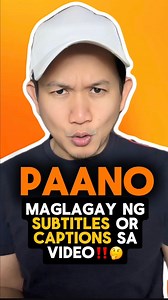 174K views · 7.6K reactions | Paano maglagay ng Subtitles or Auto Captions sa Video‼️樂 #facebooktutorial #tutorial #highlight #followers #everyone #viewers #micoyausa | Micoy Micheal Ausa | Facebook