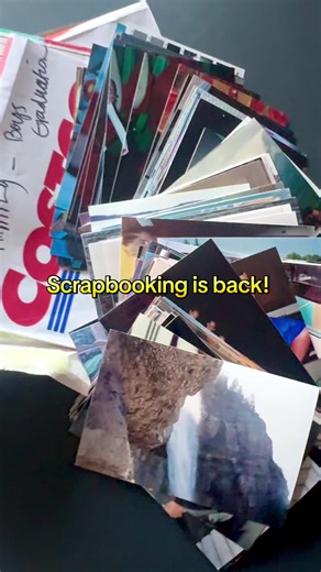Scrapbooking is back! #nostalgic #scrapbooking