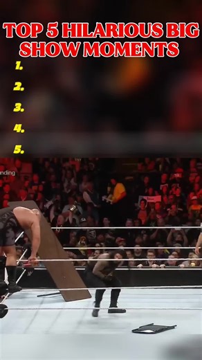 Top 5 Hilarious Big Show Moments.#fyp #wwe #wrestling #bigshow | big show