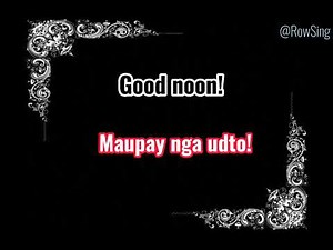 English - Waray Words/Phrases