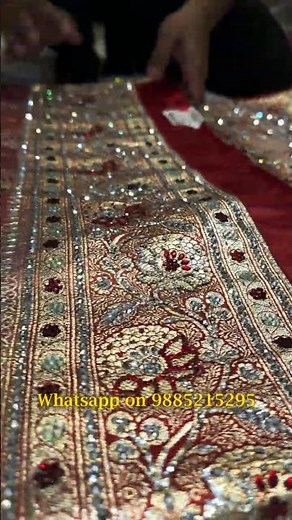 SKU: ARNG-4443 "The Turkish Pink" Premium Banarasi Saree Silk Fabric Intricate with Zari & Crystals