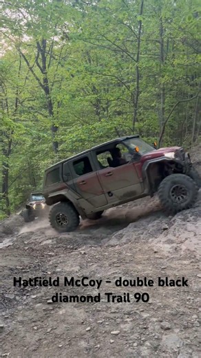 Hatfield McCoy trail 90 Double black diamond