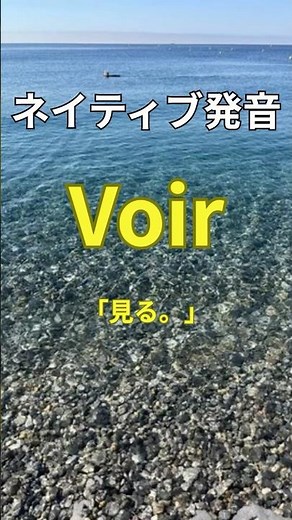 【Voir】ネイティブの発音で聴いて覚えるフランス語超基本動詞活用法#フランス語#フランス語初心者#フランス語学習#ネイティブフレンチ#ネイティブスピーカー#nice#france#ニース#フランス