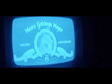 MGM 50th Anniversary 1974 on a 1984 TV