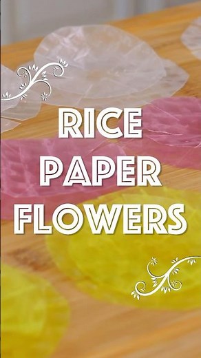 Rice Paper Flowers Chips: Make Them Like a PRO!