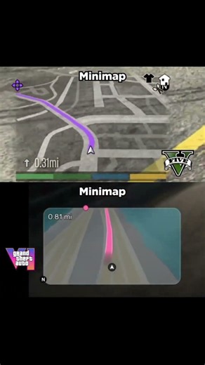 Which mini map do you prefer — GTA 6 or GTA 5? 👇