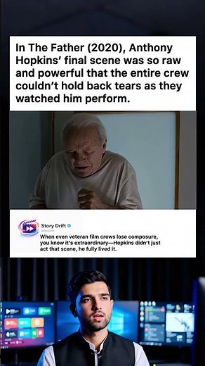 In The Father (2020), Anthony Hopkins' final scene was so rawand powerful that the entire crew
