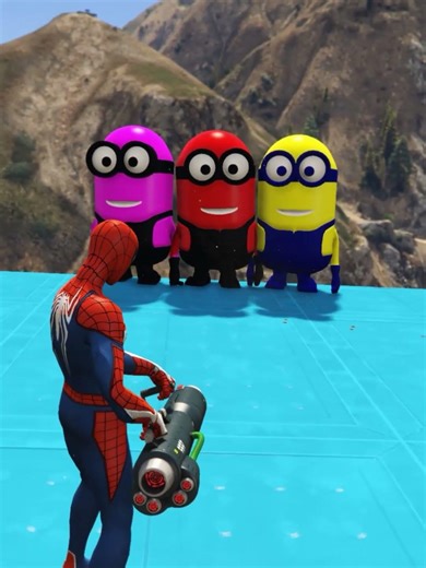 Epic Spider-Man Ragdoll Fails in GTA 5! 😆 #FunnyMoments #SpiderMan #GTA5