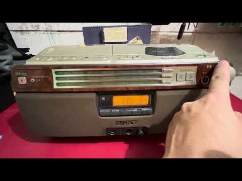 SONY CFD-A100TV [220V] Tape player + CD + Line in [MIC] + Radio, fully functional [can connect to...