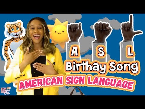 Happy Birthday in American Sign Language Step by Step
