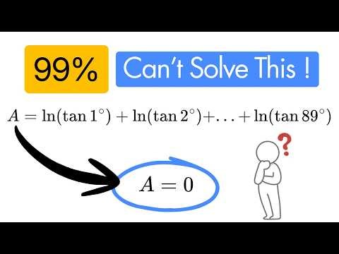 99% Fail This Logarithm & Trigonometry Problem | Elegant Math Trick | Pr_4