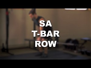 Single arm T Bar Row - Exercise Demonstration