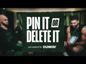 Jayson Tatum and Derrick White find old Instagram photos of each other 😂 | Pin It or Delete It