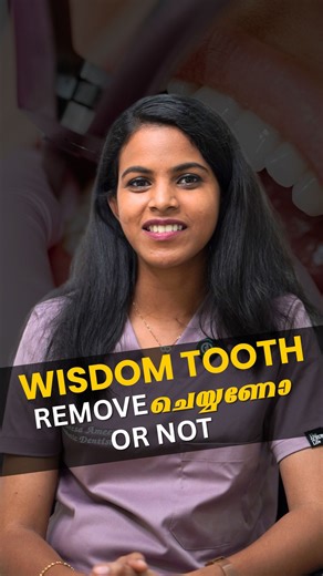 Dr. Aneesa Ameer | Aesthetic Dentist on Instagram: "Do you have a half-erupted wisdom tooth that keeps bothering you? 🤕 Confused whether it should be removed or left alone? Wisdom teeth (third molars) often get partially trapped inside the jaw bone. When this happens, repeated infection, gum swelling, pain, abscess, and difficulty in chewing can occur. 👉 No need to remove a wisdom tooth if: • It has erupted completely • It has a proper bite with the opposite tooth • No cheek biting or pain • N