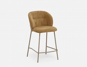 ELODI contemporary counter stool with backrest 66cm | Structube
