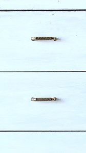 5K views · 43 reactions | Just turned this thrifted Art Deco dresser into a modern masterpiece using paint and wooden dowels! Do you like the after look? Look for the link in our comments for more information. | A Ray of Sunlight - Painted Furniture & DIY | Facebook