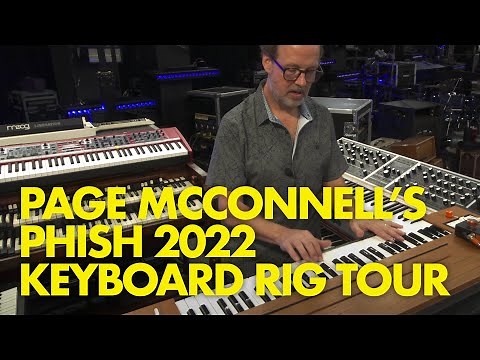Page McConnell's Phish 2022 Keyboard Rig Tour (4K HDR)