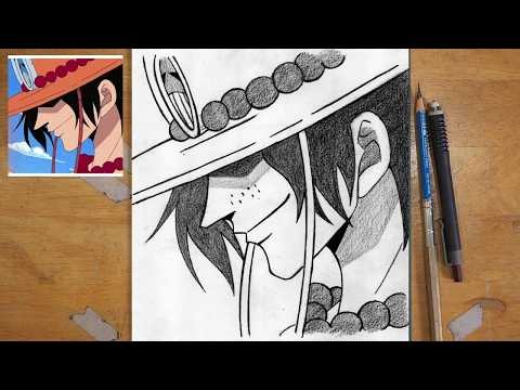How to Draw Ace | One Piece Character Pencil Drawing