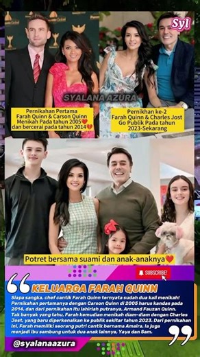 Fakta Pernikahan Farah Quinn! Dua Kali Menikah & Punya 4 Anak⁉️#shortsfeed #reels