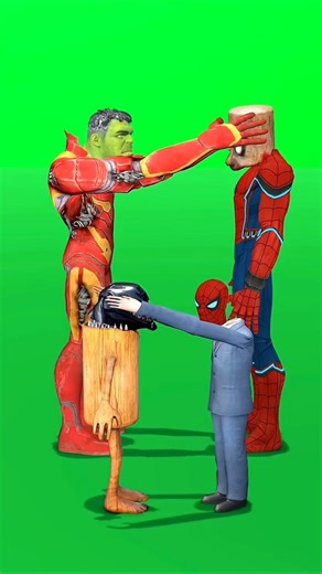 Red Hulk vs Green Spiderman in GTA V Mods! This epic GTA 5 Head Swap will blow your mind