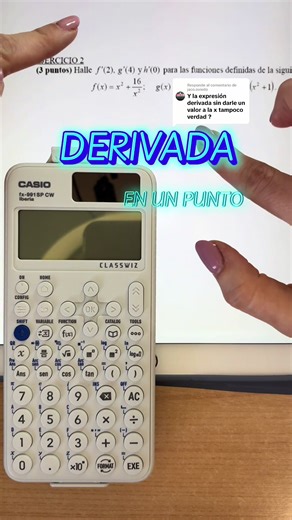 Botón Secreto para Derivadas con Calculadora