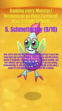 Ranking every Monster/Harmonican on Flora Farmland! (Part 2/2)(MY OPINION) #msm #harmonicans