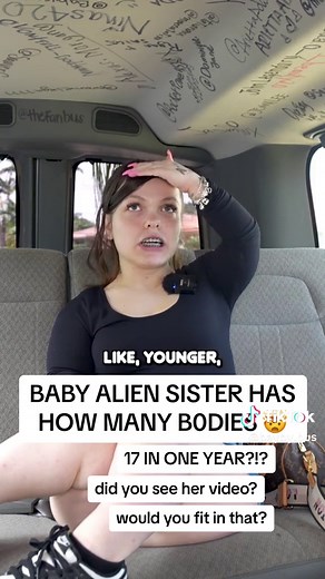 BABY ALIEN SISTER HAS HOW MANY B0DIES #babyalien #BeautifulPeoples #confessions #thefanbus #busconfessions #fambus #bus #fambush #foryou #fyp #fypage #fypシ #fypシ゚viral #tiktok #viral #viralvideo #foryourpage #funny