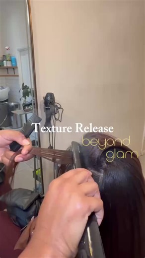 Texture release magic for our glamazonian beauty One of the biggest benefits of texture release is manageability without losing your hair's identity. You still have texture, body, and movement, just healthier, easier-to-style hair. And the best part? Our texture release clients' hair is THRIVING and growing, because healthy hair always tells the truth. • #TextureRelease #HealthyRelaxedHair #TextureReleaseSpecialist #HairGrowthJourney #BeyondGlamHair