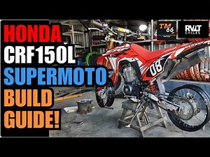 HONDA CRF150L - Turning my customer's bike into a SUPERMOTO! - Rim and tire guide