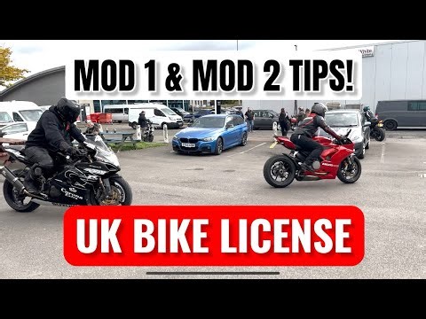 UK BIKE LICENSE MOD 1 & MOD 2 TIPS | POV of a BEGINNER rider passing both first time recently!