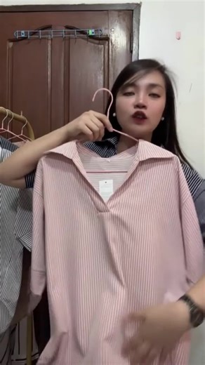 Retro Loose Stripe Blouse for Women