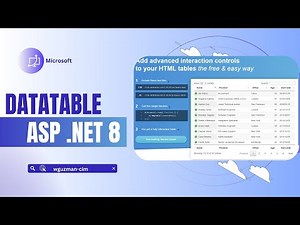 DataTable en ASP.NET Core MVC con .NET 8