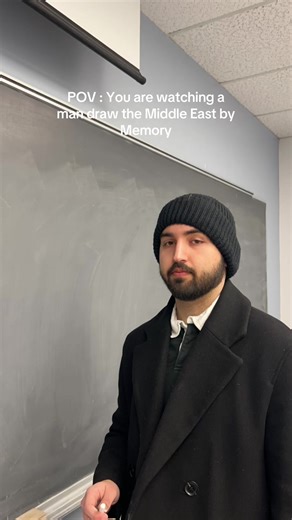 A little preview of the potential I have here, there is less map than there is me. I am showing me a little more so you can see that I do not rely on a hidden map. #fyp #maps #middleeast #middleeastern #geography