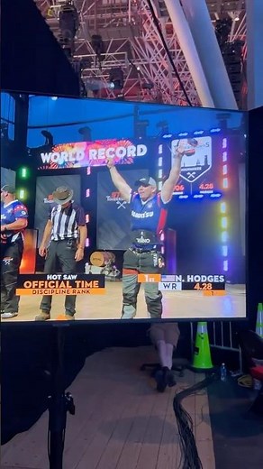 Nate Hodges Breaks the Hot Saw World Record